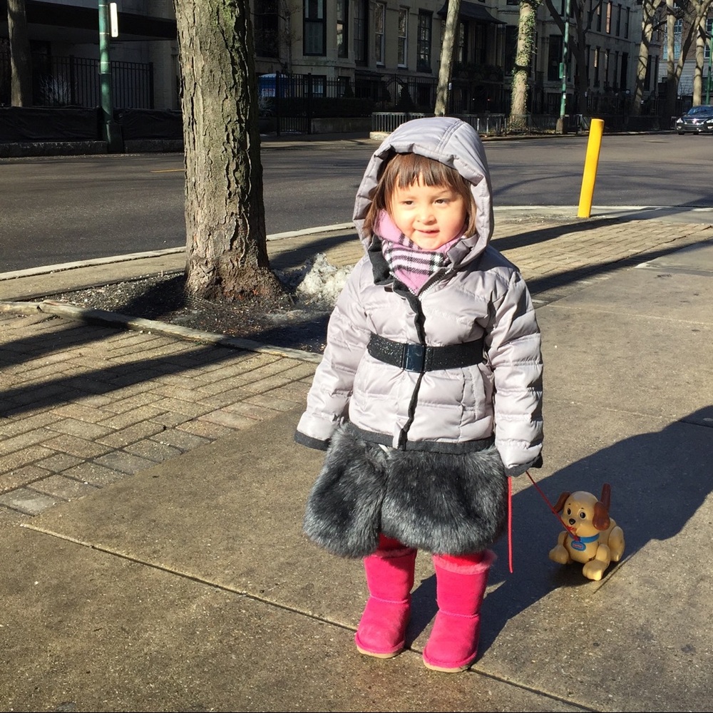 American Widgeon Little Girl Down Puff Winter Coat